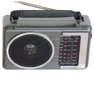 Radio Portatil Retro Am Fm Livstar Cnn-1394 Pilha 110v 220v