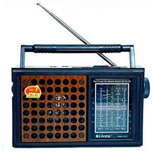 Radio Portatil Am Fm Livstar Cnn-1313 3 Bandas Pilha 110v 220v