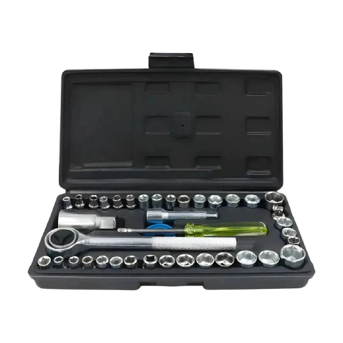 Caixa De Ferramentas Bomvink Tipo Soquetes Kit 40 pas - Imagem 3