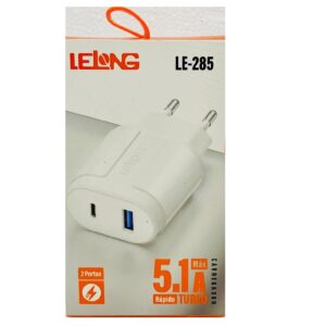 Carregador Lelong 5.1 Para Celular Le-285