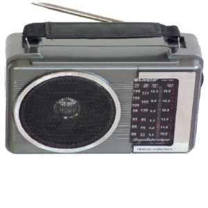 Radio Portatil Retro Am Fm Livstar Cnn-1394 Pilha 110v 220v