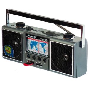 Radio Mini System Stereo Livstar Cnn-752 Usb Sd Pilha 110v 220v Recarregavel