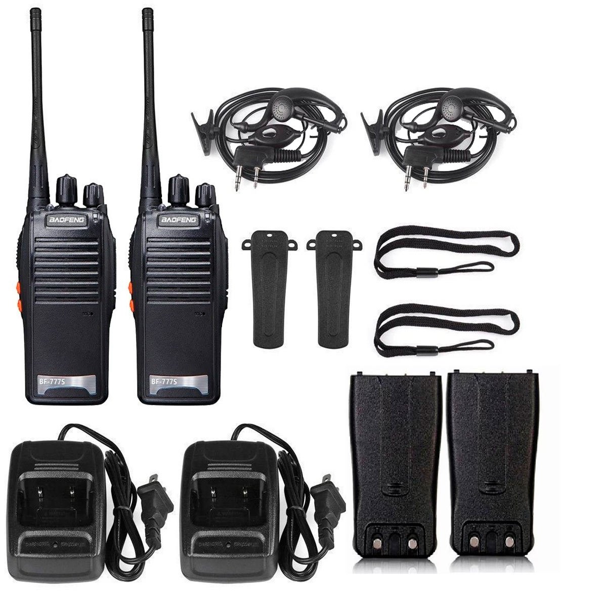 Radio Comunicador Walkie Talkie Baofeng Bf777s Kit com 2 completo - Imagem 2