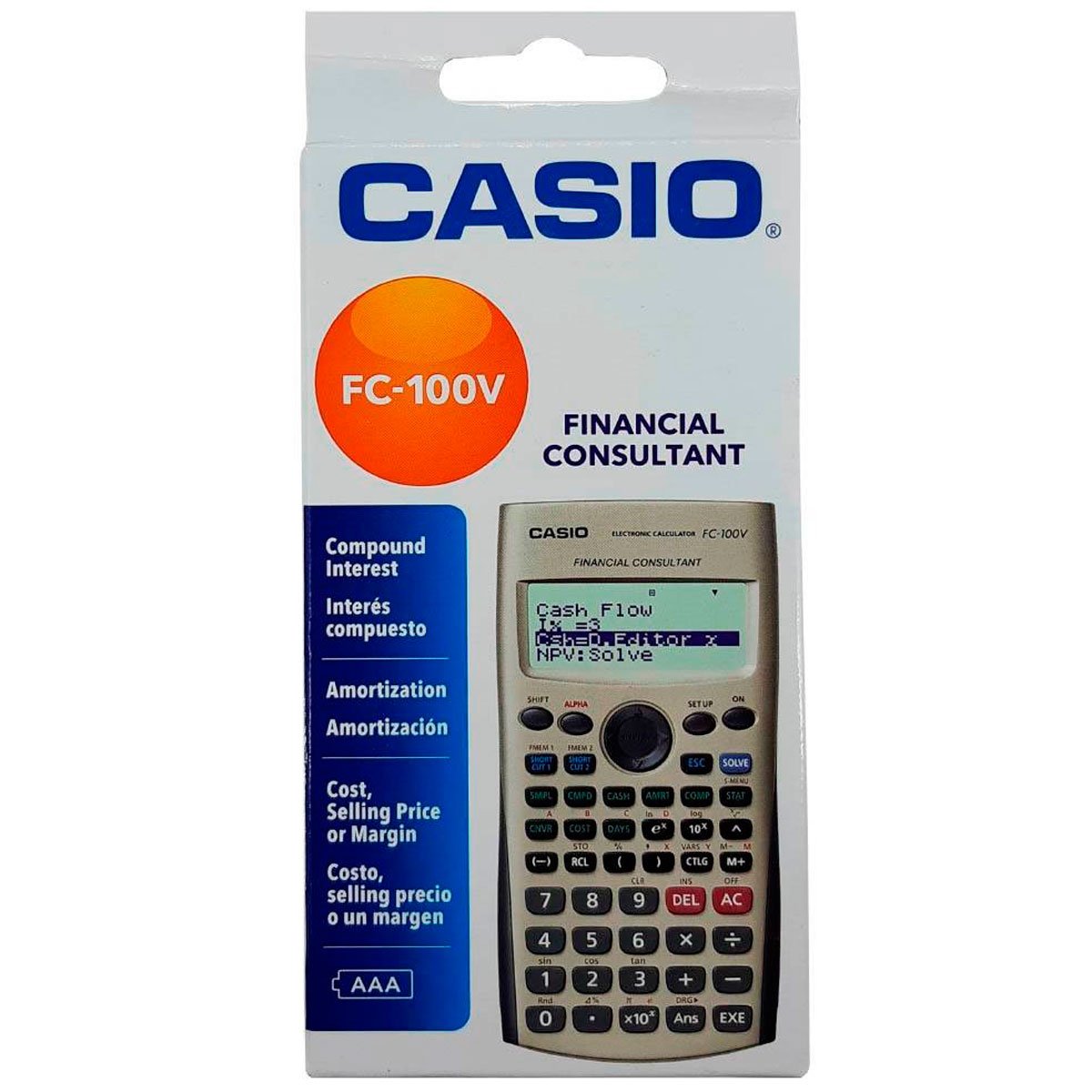 Calculadora Financeira Casio FC-100V - Imagem 2